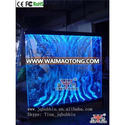 Customized indoor fountains acrylic water bubble panel/bubble wall