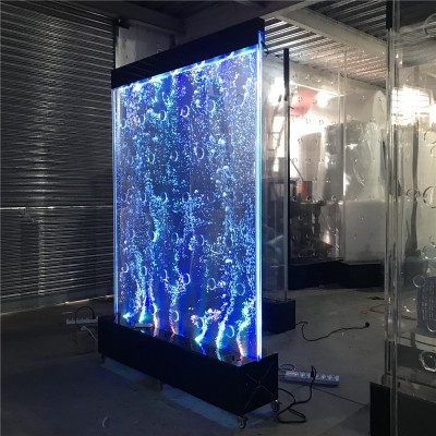 Interior design restaurant aquarium bubble wall room dividers cheap