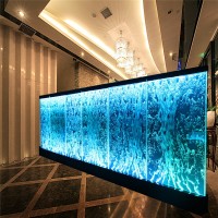 Interior design bar lounge club led water bubble wall party hall decoration