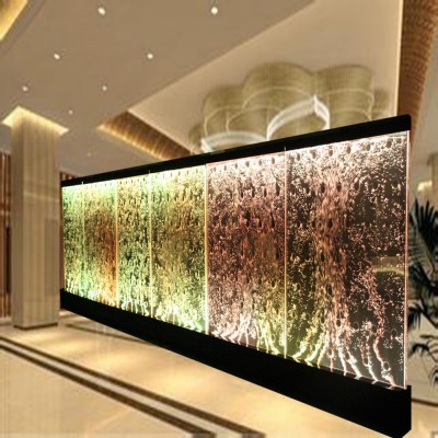 Seafood restaurant bubble wall design freestanding room partition movable divider