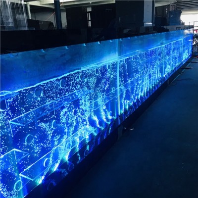 Bar Pub aquarium design LED Liquor Shelf and Bottle Display