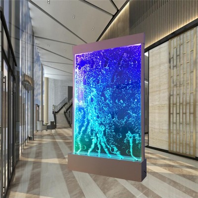 RGB Color changing commercial acrylic water bubble wall used as room dividers