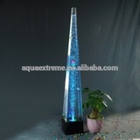 AQUA EXTREME LED changing color water bubble column for home decoration