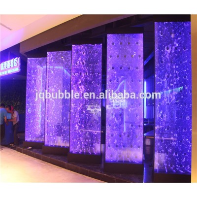 Acrylic best design partition room divider with water bubble feature panel