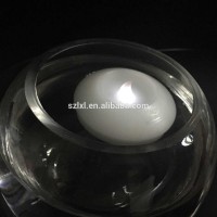 Battery Operated Real Wax White LED Water Floating Candle light/LED water activated wax candle light