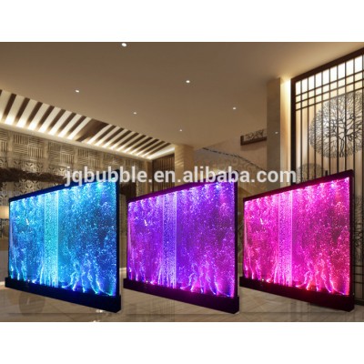 Wedding banquet hall LED water bubble wall design decorative partition wall