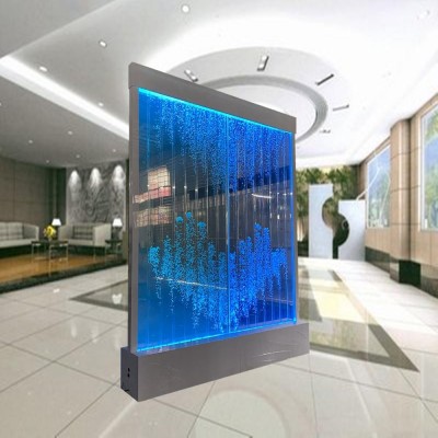 Customized dancing water bubble panel used as room partition screen wall divider