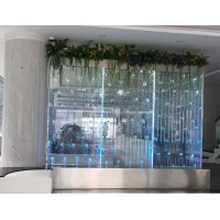 Digital Control LED water bubble wall ,High tech programmed water bubble panel